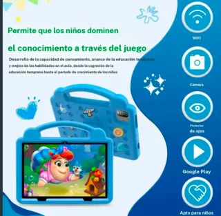 Tablet Infantil Android 12 10 Azul