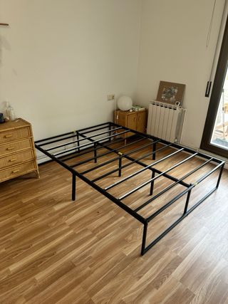 Somier Metálico Negro 190x90 Recogida en Granoller