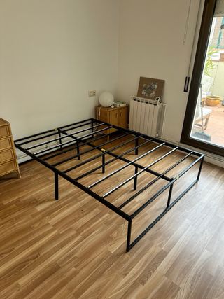 Somier Metálico Negro 190x90 Recogida en Granoller