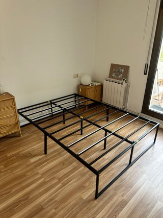 Somier Metálico Negro 190x90 Recogida en Granoller