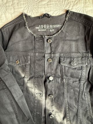 Chaqueta vaquera Gap negra talla S