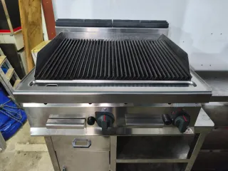 Parrilla gas piedra volcánica bertos