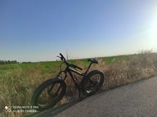 Bicicleta Fat Bike Negra Semi nueva