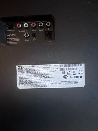 TV TCL 32″ Full HD – Perfecto estado + mando + sop