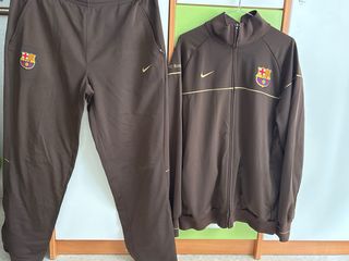 Chándal Nike FC Barcelona Marrón y Dorado