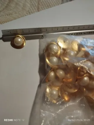 Lote botones alta costura vintage