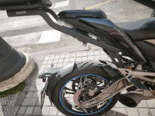 Soporte Baúl Shad Zontes U125/U1 Negro/Azul