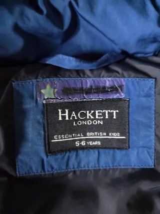 Abrigo plumón Hackett 5-6años