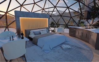 Rentabilize su dinero. Domos geodesicos cristal