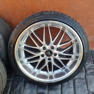 Llantas Audi 5x112 9.5 garganta pulida
