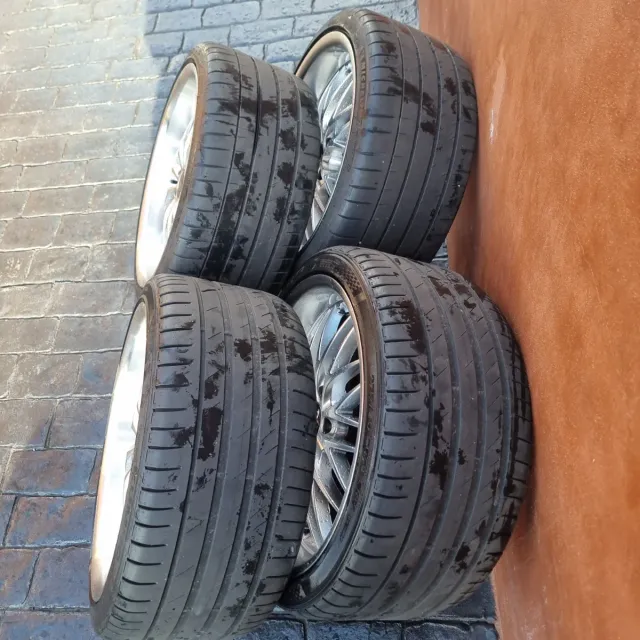 Llantas Audi 5x112 garganta pulida 19 pulgadas