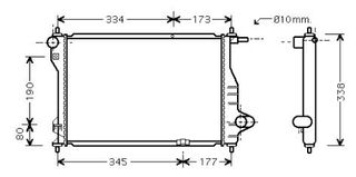 Radiador DAEWOO Matiz 1.0 05-