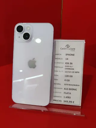 iPhone 14 128GB rosa