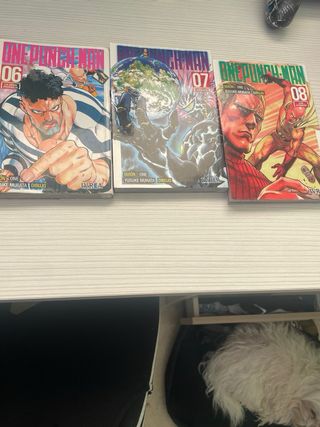 lote de mangas, one puch man.