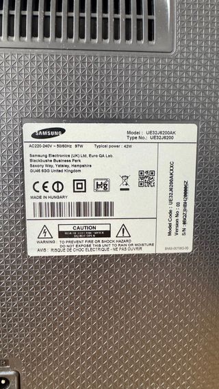 Samsung TV 32 Full HD Smart TV Plano Serie J6200