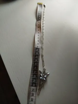 Collar El Señor de los Anillos Plateado