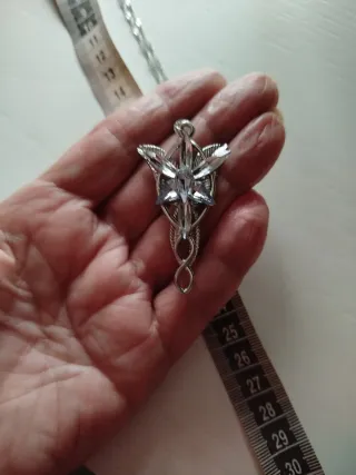 Collar El Señor de los Anillos Plateado