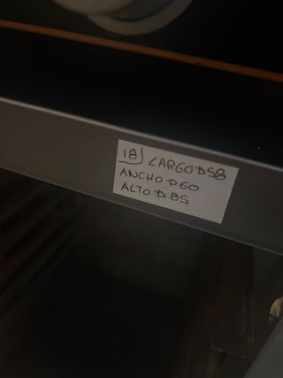 Mueble bandejas horno metal