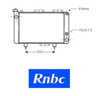 Radiador RENAULT 4 GTL