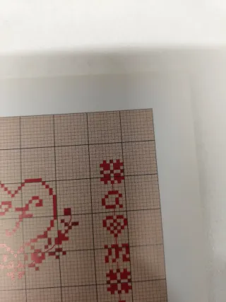 Libro punto de cruz:"Love"