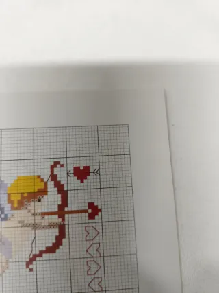 Libro punto de cruz:"Love"