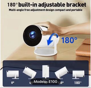 Mini Proyector Compatible con 4K y 1080P Nativo,