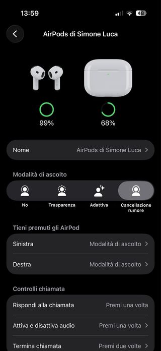 Airpods 4 con ANC + cover magnetica ESR