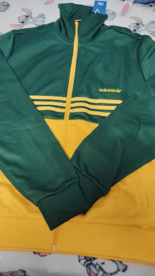 Chaqueta Adidas Verde y Amarilla