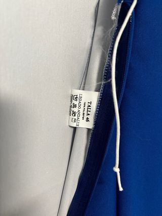 Traje de Flamenca Azul con Volantes