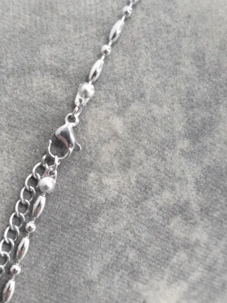 Gargantilla acero quirúrgico estrellas y perlas