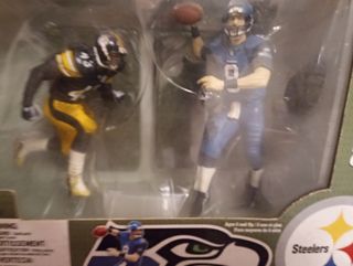 Figuras NFL McFarlane Polamalu y Hasselbeck