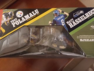 Figuras NFL McFarlane Polamalu y Hasselbeck
