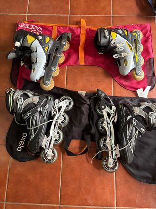 Patines en línea niña Decathlon talla 36