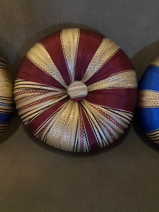 Cuscini rotondi decorativi tunisini