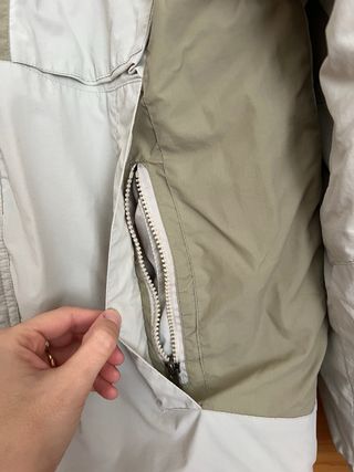 Chaqueta acolchada hombre XXL beige/verde