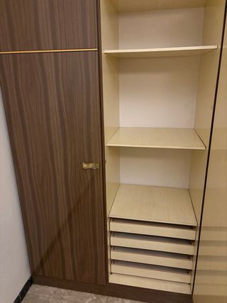 Conjunto Muebles Madera y Metal