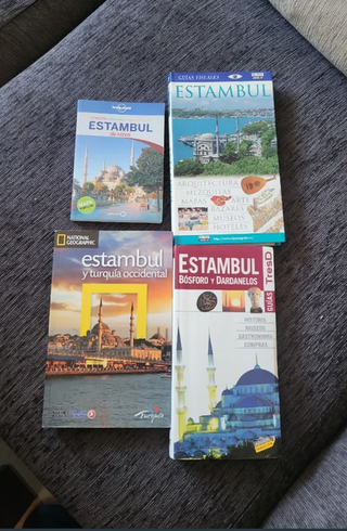 LOTE 4 GUIAS ESTAMBUL. PRECIO POR TODAS