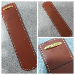 Funda de piel Pierre Cardin , nueva