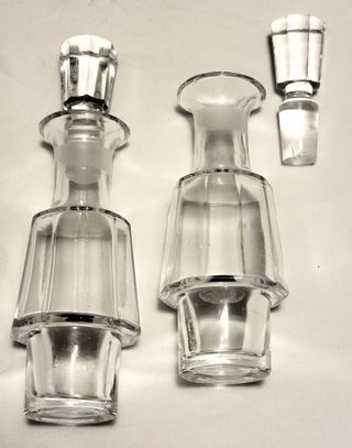 Cestino oliera vintage con 4 vasetti