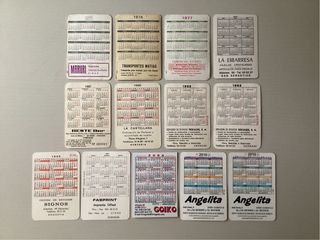 13 Calendarios de Bolsillo Paisajes