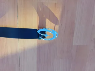 Cintura uomo con fibbia argento