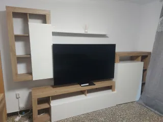 Mueble modular de pared yMesa de comedor y 2 silla