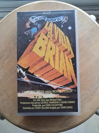 Cinta VHS La Vida de Brian Monty Python