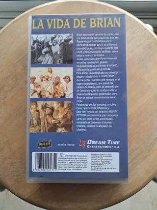 Cinta VHS La Vida de Brian Monty Python