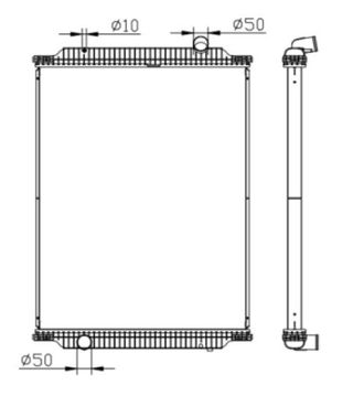 Radiador (RVI) RENAULT Kerax 97-