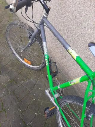 Bicicleta Raleigh Verde y Gris