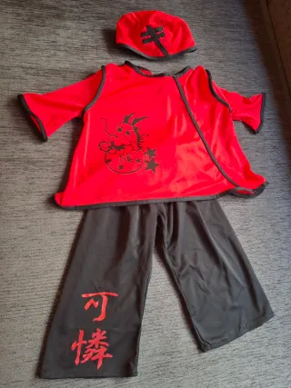 Disfraz chino dragón niño 2-3 años