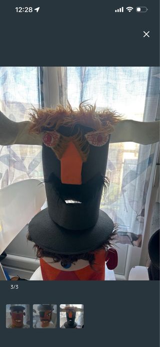 Cabezudo artesanal de intxisu beltza