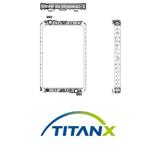 Radiador MERCEDES Axor 02-04