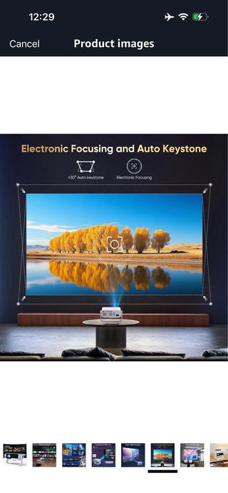 Smart Projector with WiFi and Bluetooth